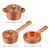 1/24 Scale 5-Pc. Copper Pot & Skillet Set