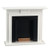 White Classically Simple Fireplace