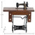 Treadle Sewing Machine on Table