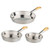 3-Pc. Gleaming Skillet Set