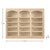 3-Section Fully-Shelved Bookcase