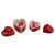 Heart Dishes and Candy Set