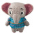 Amigurumi Crochet Elephant Fève