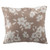 Taupe Floral Pillow