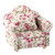 Rose Floral Club Chair