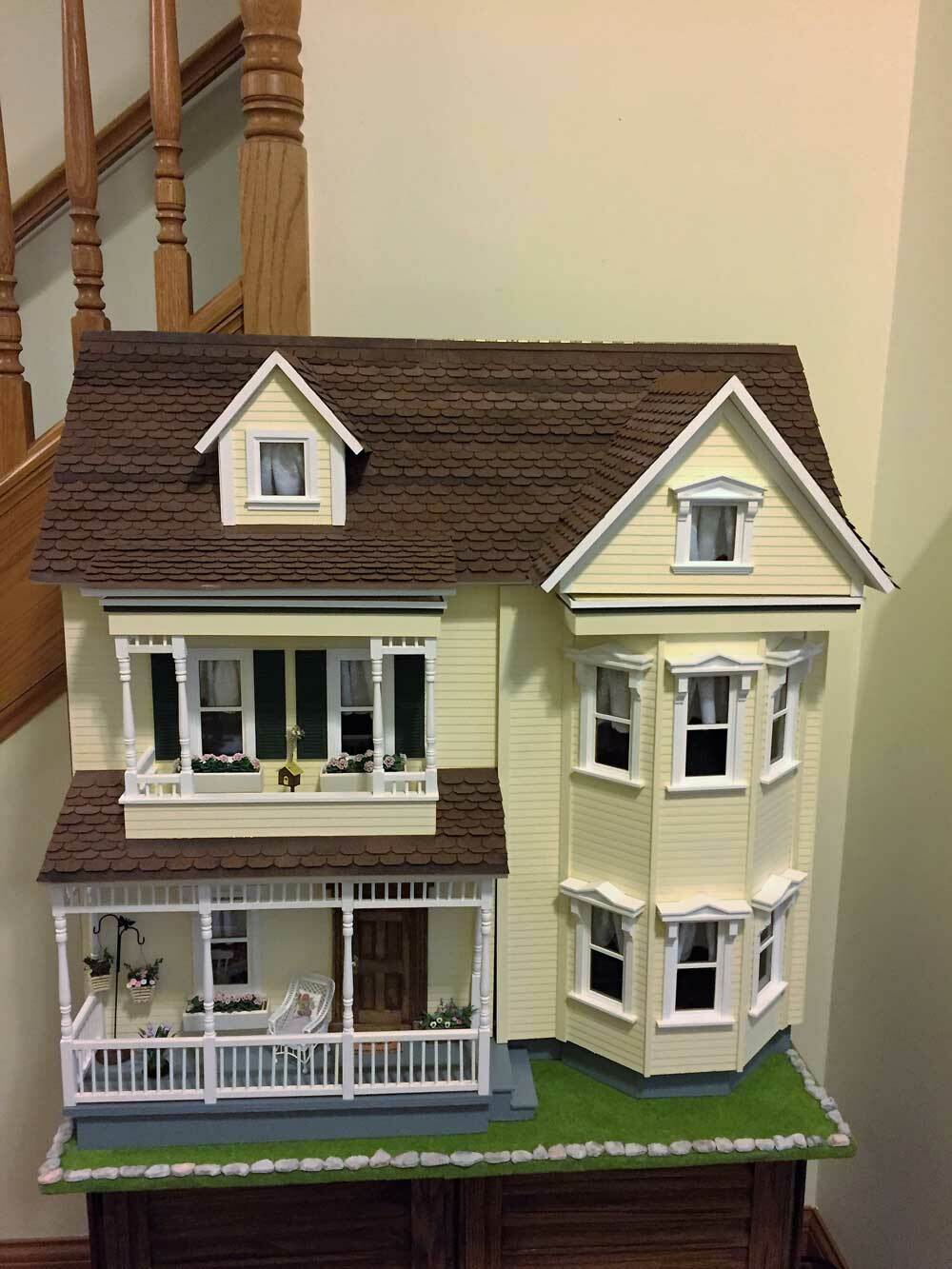 The Yellow Country Victorian dollhouse