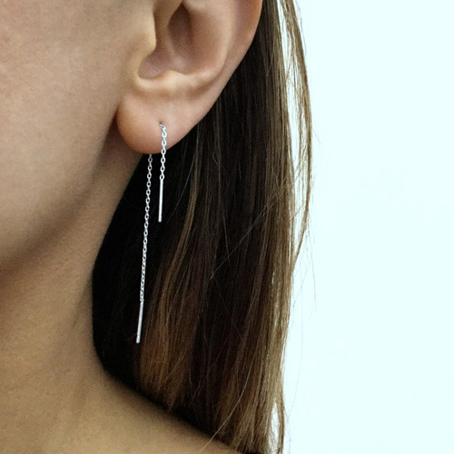 Double ended ear threaders