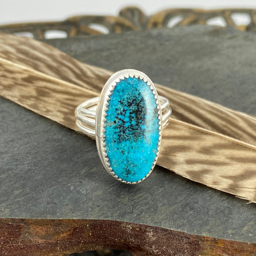 Turquoise ring 2 - adjustable (from size 2 to 12)