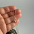 Copper maple leaf heart pendant