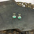 Green turquoise studs 1