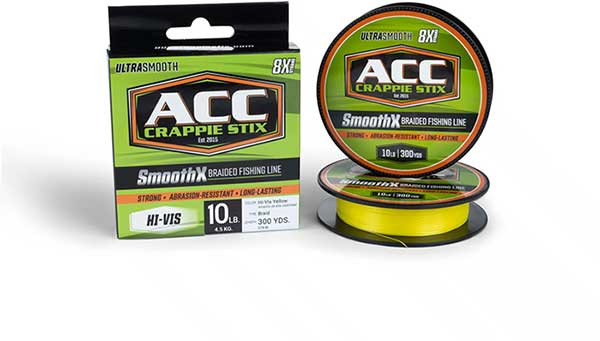 ACC Crappie Stix SmoothX Braided Fishing Line ACC Crappie Stix SmoothX Braided Fishing Line