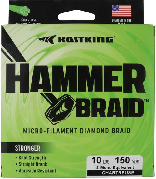 KastKing Hammer Braided Line Chartreuse