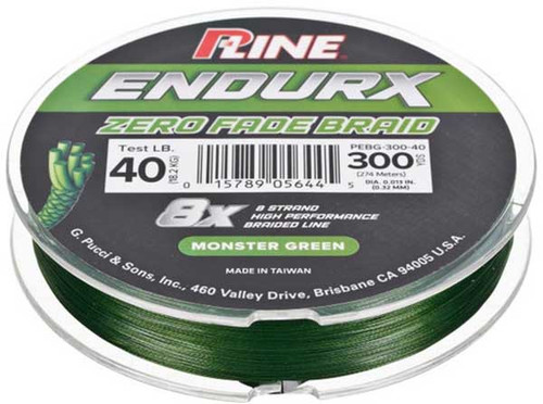 P-Line EndurX Monster Green No Fade Braided Line