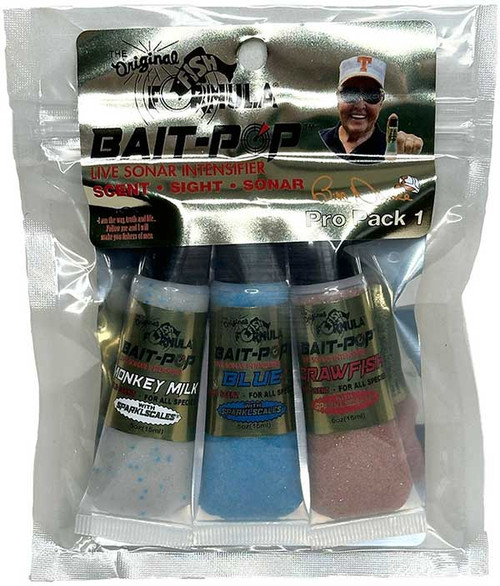 The Original Fish Formula Bait-Pop Live Sonar Intensifier Bill Dance Pro Packs