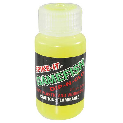 Spike-It Dip-N-Glo Gamefish Soft Plastic Lure Dye