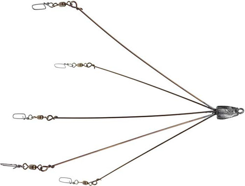3 Brothers Baits A-Rig 5-Wire No-Blade Short Umbrella Rig