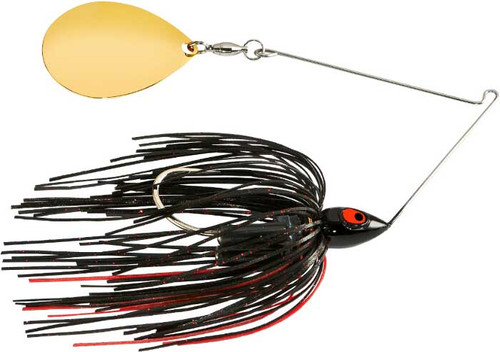 War Eagle Night Time Painted Head Single Colorado Spinnerbait