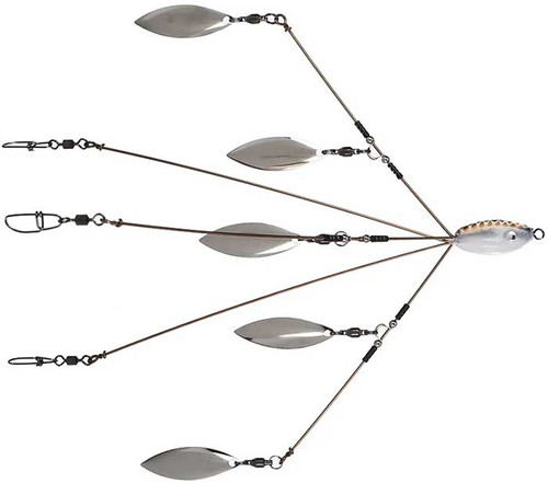 Hog Farmer 5 Wire 5 Blade BFL Umbrella Flex Rig
