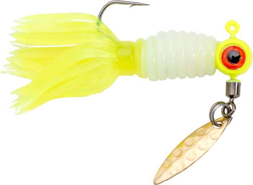 Strike King Mr. Crappie Sausage Head Spins Pre-rigged Crappie Thunder