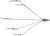 3 Brothers Baits A-Rig 5-Wire No-Blade Finesse Umbrella Rig