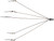 3 Brothers Baits A-Rig 5-Wire No-Blade Long Umbrella Rig