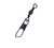 Eagle Claw Barrel Swivel with Safety Snap - Black