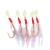 Eagle Claw Lazer Sharp Sabiki Rig, Uretthane, Aurora Wings