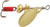 Mepps Aglia Plain Treble Spinner