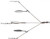 Diamond Baits 4.5 Three Arm Bladed A-Rig