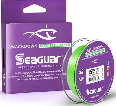 Seaguar Smackdown Braided Line Flash Green Seaguar Smackdown Braided Line Flash Green