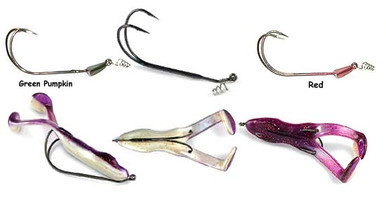 bi twin frog flat fishing hook Stanley Ribbit Double-Take Hook