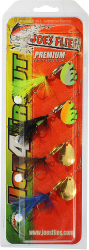 Joe's Flies Hot-4-Trout 4 pack
