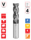 0.625"Ø x 1.25" LOC x 3.5" OAL- Square End - ALROC+ Coated - GT4 4F Carbide
