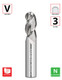 0.375"Ø x 1" LOC x 3" OAL- Ballnose - Uncoated - A340 3F Carbide Variable End Mill