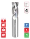 0.5625"Ø x 1.25" LOC x 3.5" OAL- Square End - Uncoated - G4 4F Carbide End Mill - **DISCONTINUED**