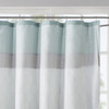 Printed and Embroidered Shower Curtain