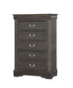 ACME Louis Philippe Chest in Dark Gray 26796