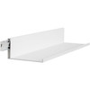 Hangman L-18-W No-Stud Floating Shelf (White Powder Coat; 18-In.)