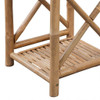 vidaXL 5-Tier Bamboo Shelf Square