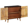 vidaXL Sideboard Solid Mango Wood 33.5"x11.8"x29.5"