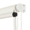 vidaXL Retractable Awning 137.8"x59.1" Cream