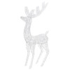 vidaXL XXL Acrylic Christmas Reindeers 250 LED 3 pcs 70.9" Blue