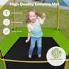 7 Feet Kids Recreational Bounce Jumper Trampoline-Yellow - Color: Yellow