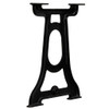 vidaXL Dining Table Legs 2 pcs Y-Frame Cast Iron