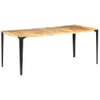 vidaXL Dining Table 70.9"x35.4"x29.9" Solid Mango Wood