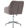 vidaXL Swivel Office Chair Taupe Fabric