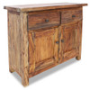 vidaXL Sideboard Solid Reclaimed Wood 29.5"x11.8"x25.6"