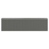 vidaXL Garden Shed Light Gray 75.6"x303.9"x87.8" Galvanized Steel