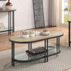 ACME Brantley Coffee Table in Oak & Sandy Black Finish LV00751