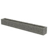 vidaXL Gabion Raised Bed Galvanized Steel 177.2"x19.7"x19.7"